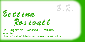 bettina rosivall business card
